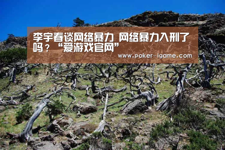 李宇春谈网络暴力 网络暴力入刑了吗?“爱游戏官网”(图1) 爱游戏官网