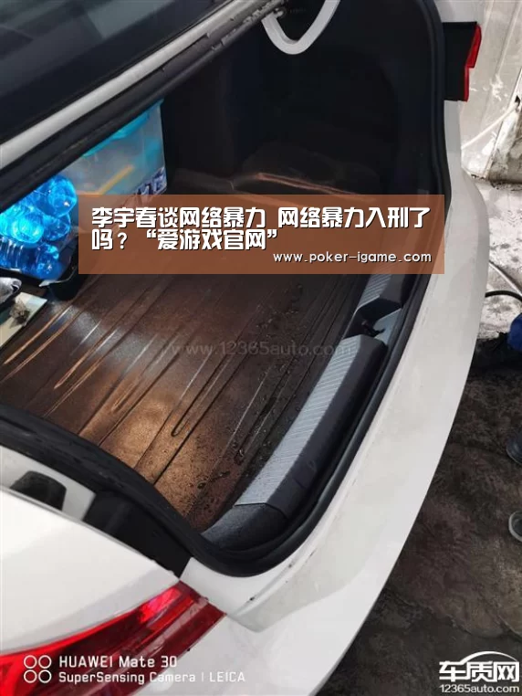 李宇春谈网络暴力 网络暴力入刑了吗?“爱游戏官网”(图2) 爱游戏棋牌